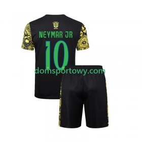 Koszulka Brazylia Neymar JR 10 Jesus Dziecięcy Domowe Koszulki Piłkarskie 2024 Krótki Rękaw